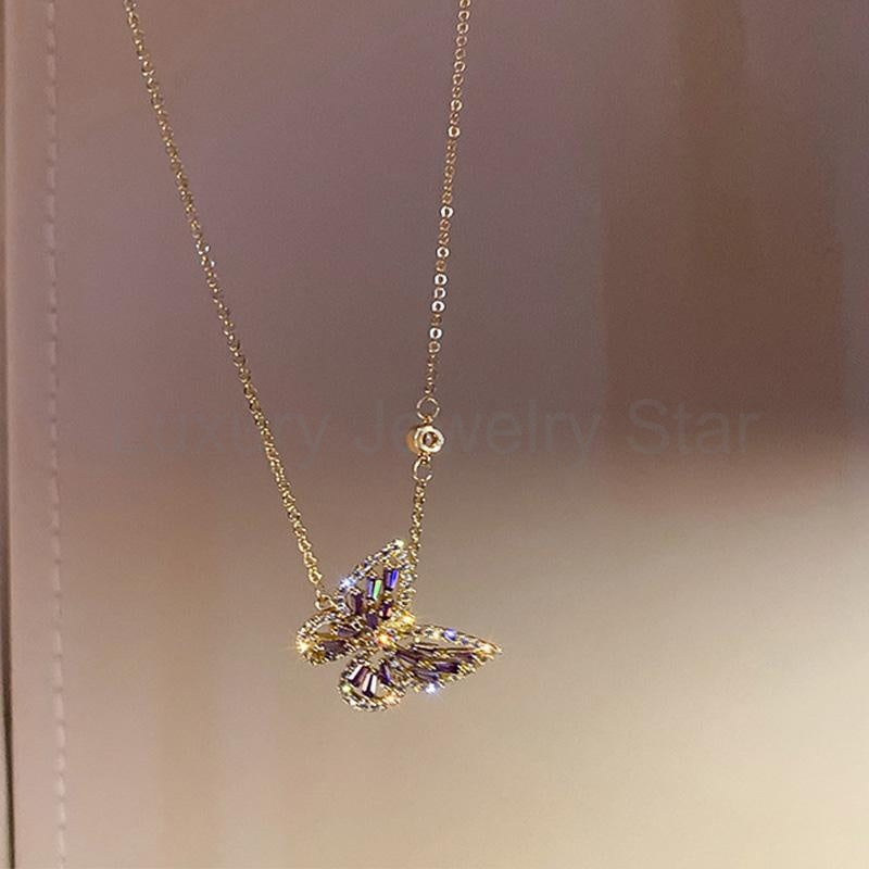 Hollow Butterfly Necklace