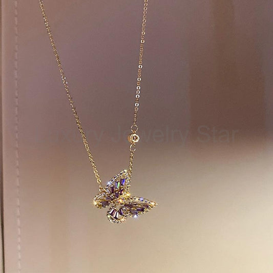 Hollow Butterfly Necklace