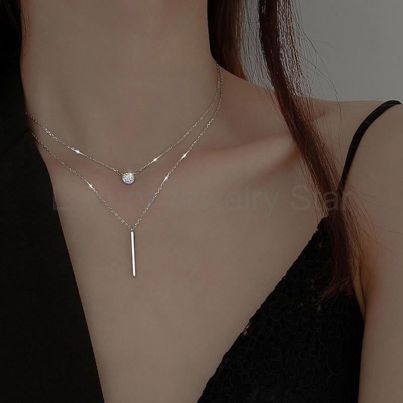 2025 round double necklace - image 3