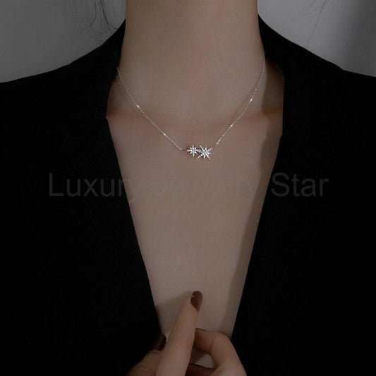 2025 Twin Moon Star Necklace - image 2