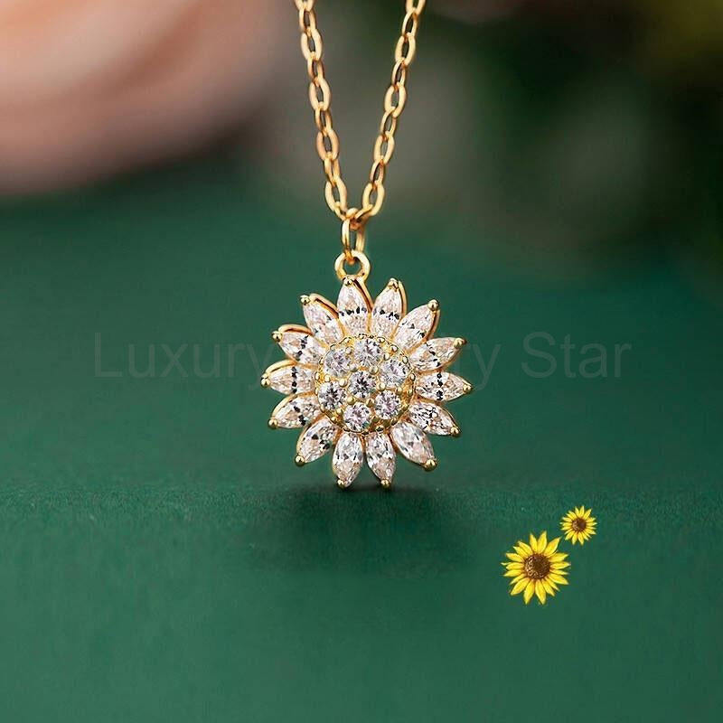2025 rotating lucky sun necklace