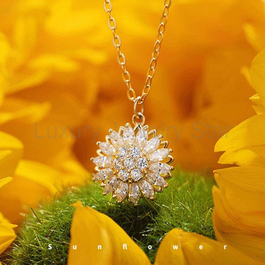 2025 rotating lucky sun necklace - image 2