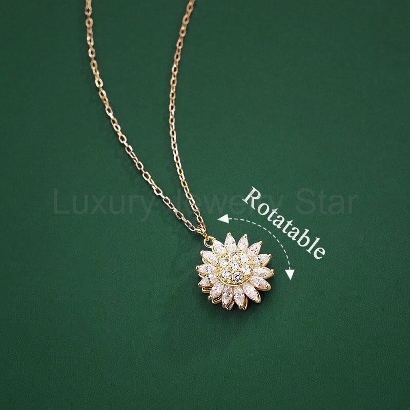 2025 rotating lucky sun necklace - image 5