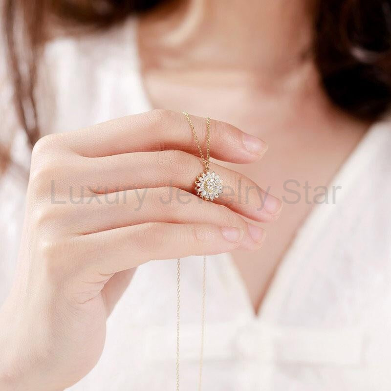 2025 rotating lucky sun necklace - image 6