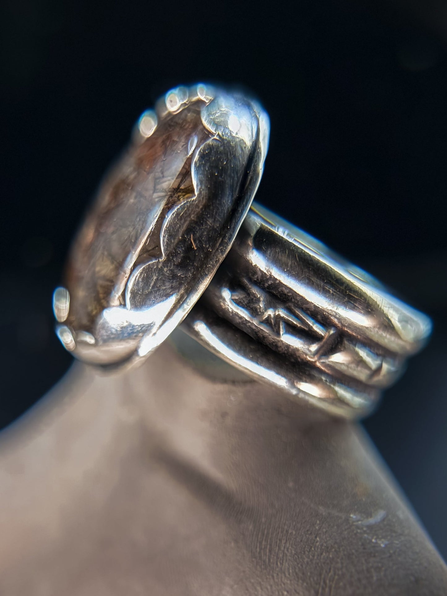Northern Attitude Tourmalated Quartz Ring