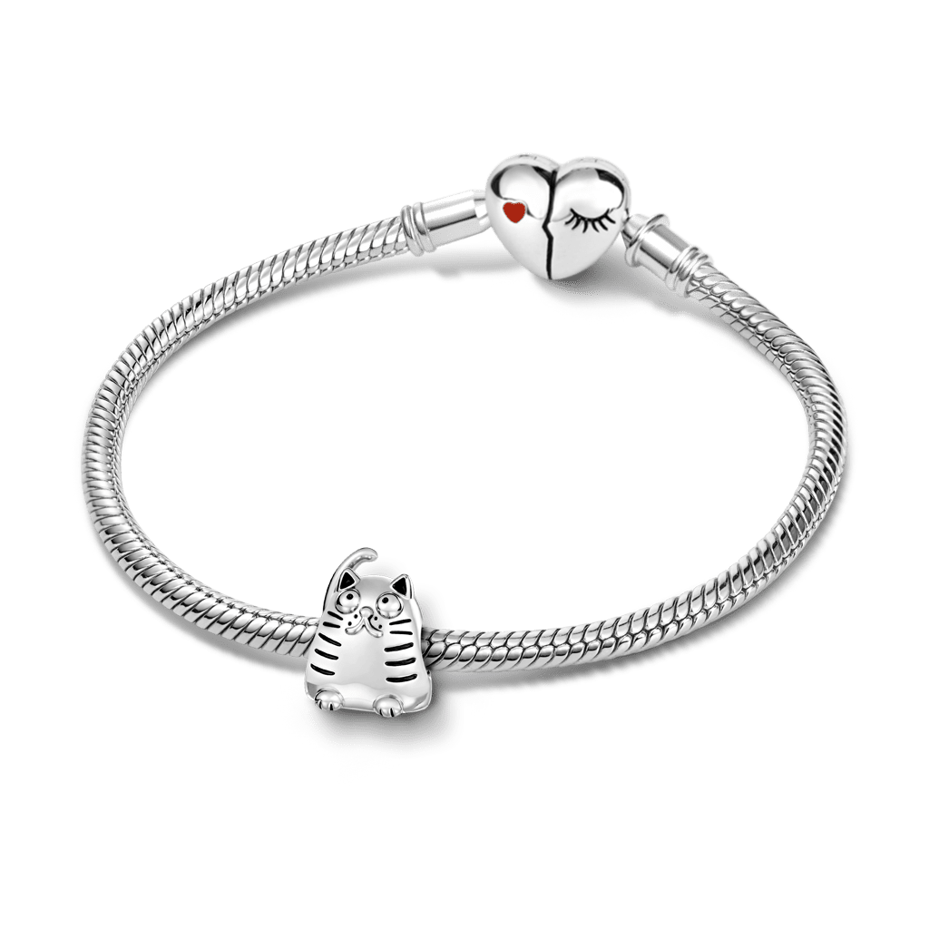 Gnoce Cat Engravable Charm