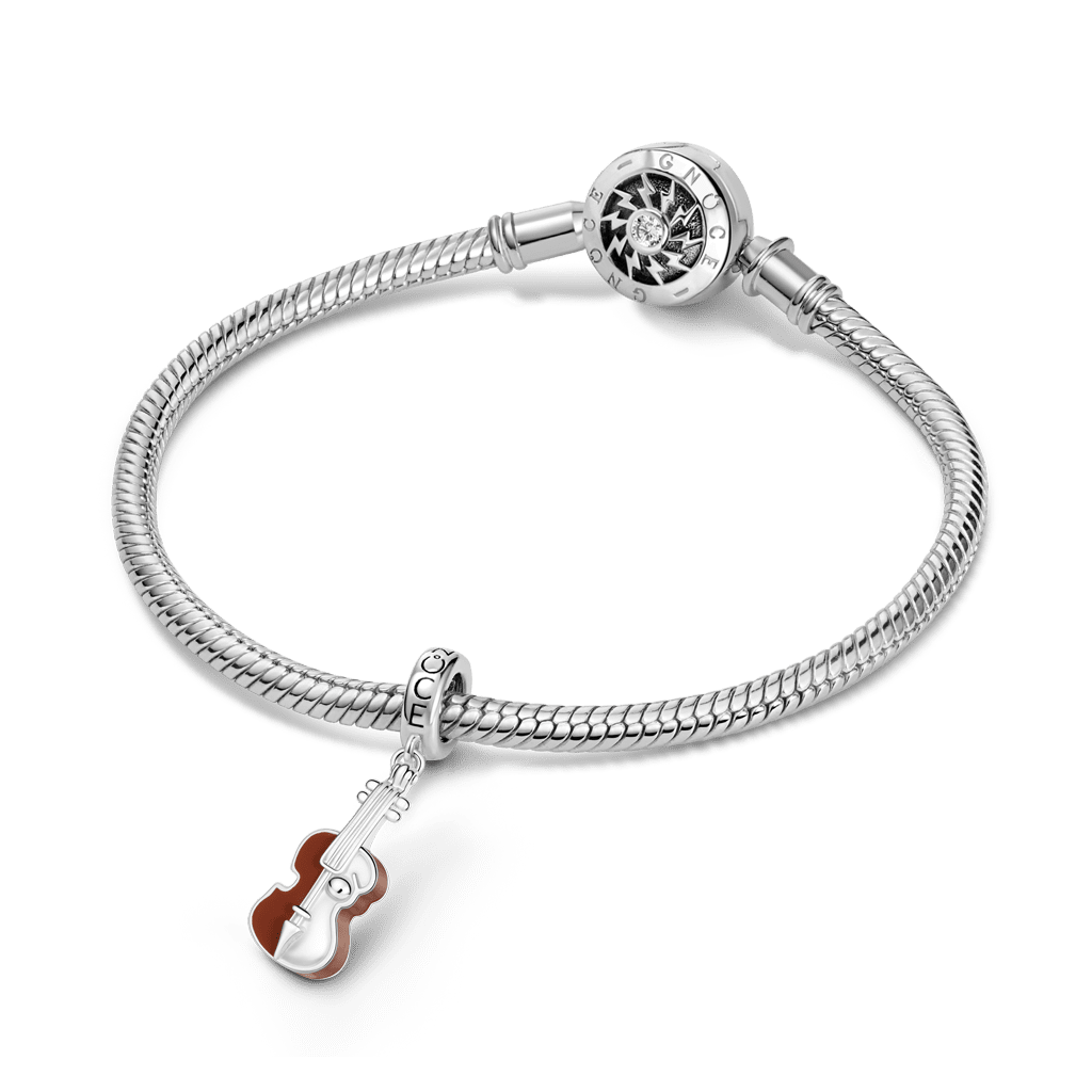 Gnoce Violin Pendant Dangle Charm
