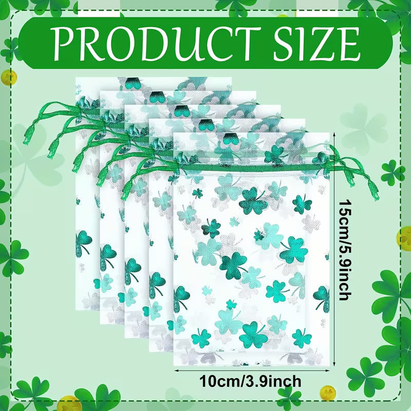 Clover (Luck) Organza Bag
