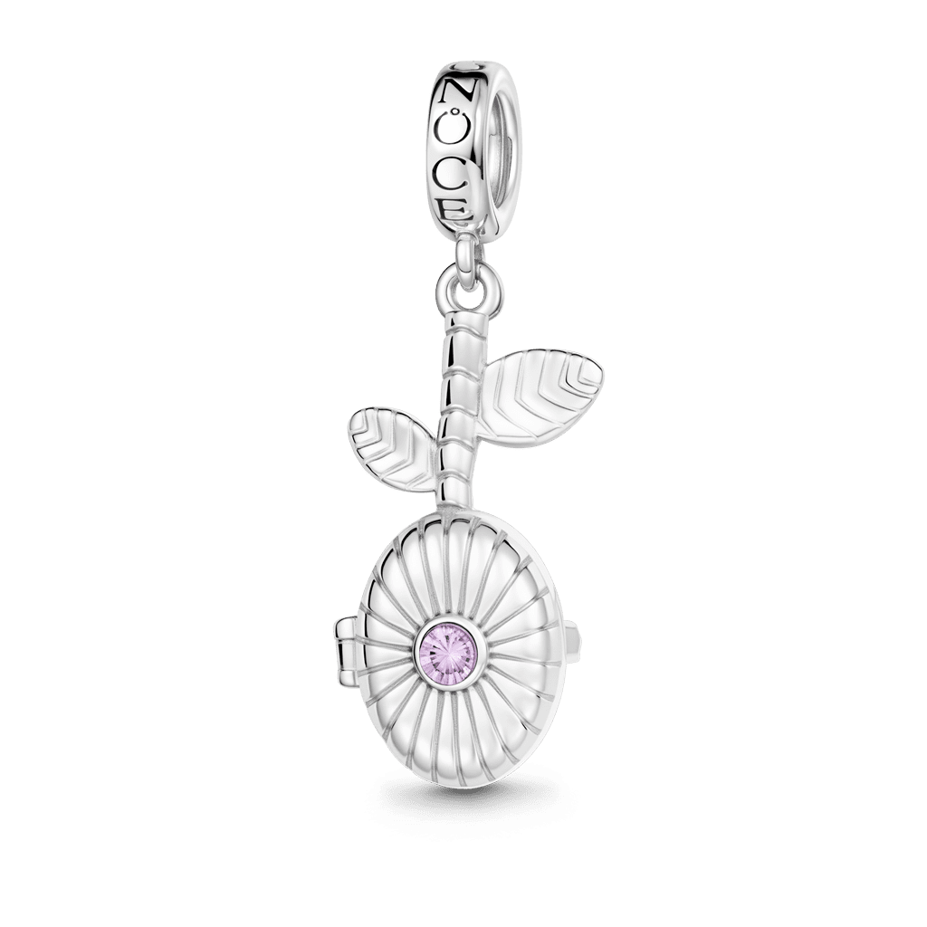 Gnoce  Customized Birthstone Seed Pendant Dangle Charm