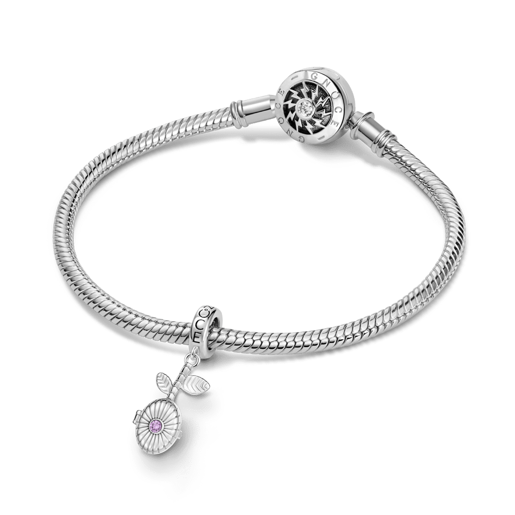 Gnoce  Customized Birthstone Seed Pendant Dangle Charm