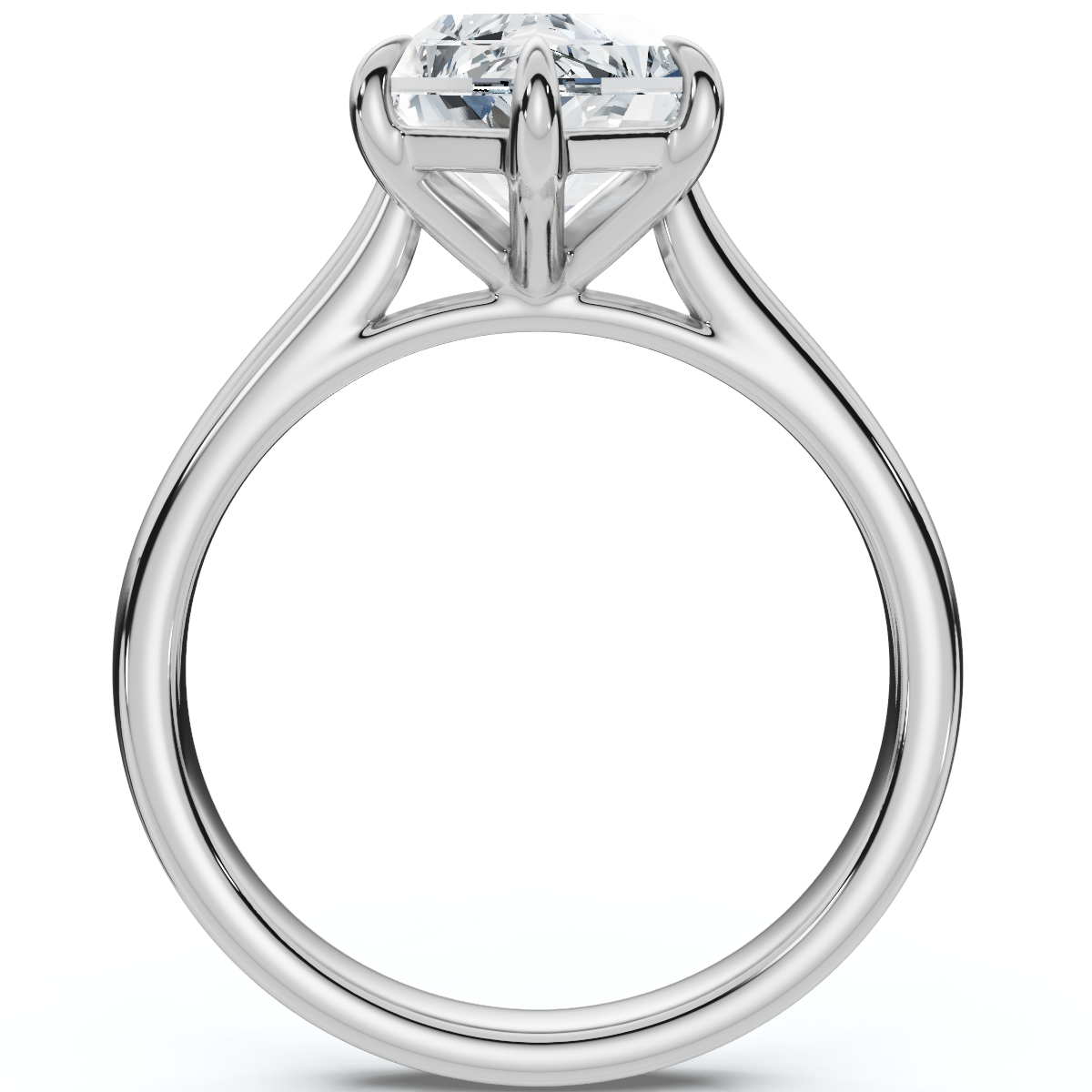 Certified 3Ct Vireo Elongated Hexagon Diamond Engagement Ring 14k Gold Lab Grown