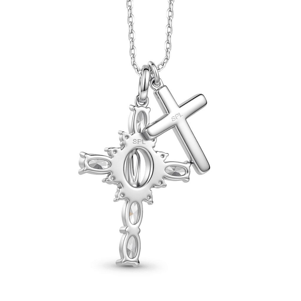 Gnoce  Cross Pendant Necklace