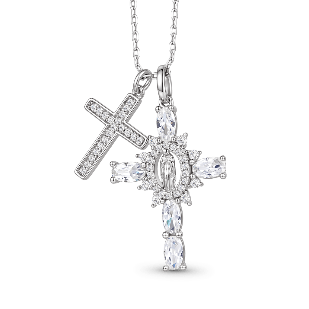 Gnoce  Cross Pendant Necklace