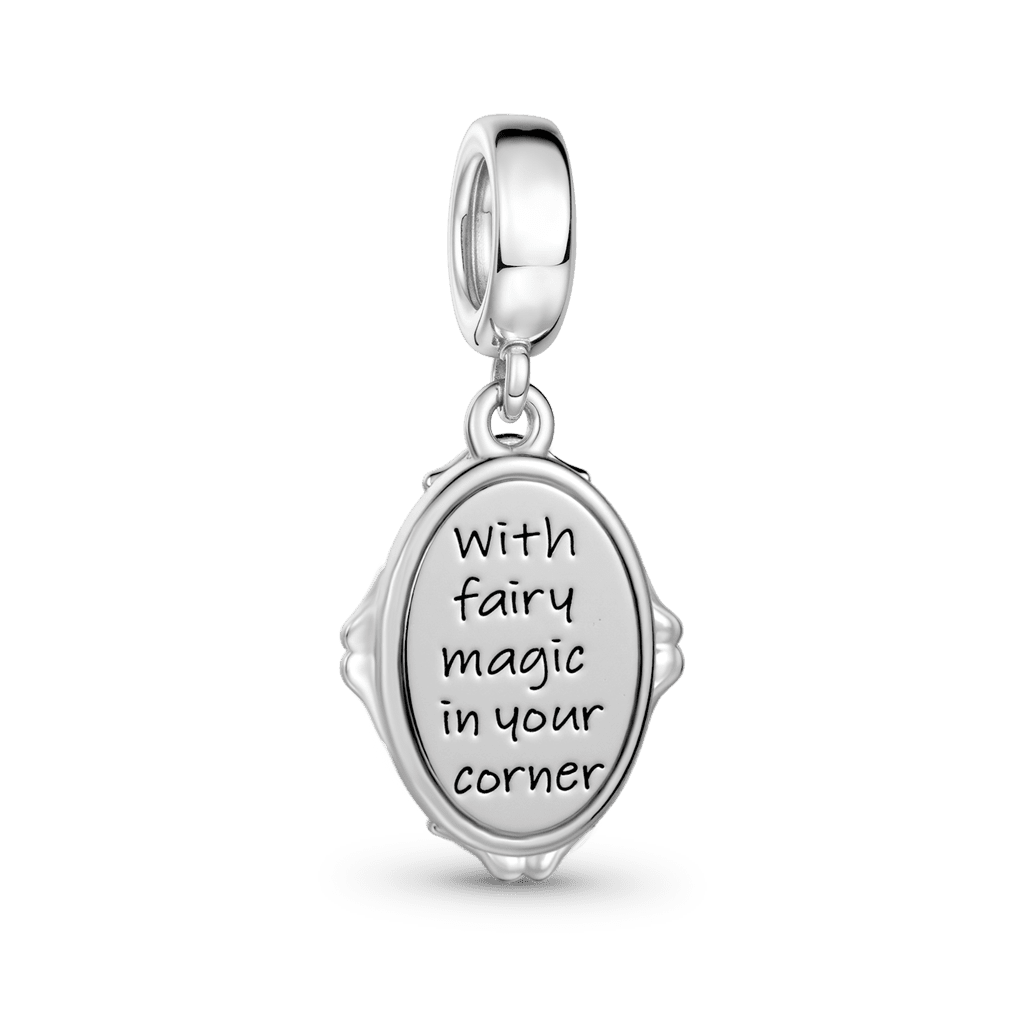 Gnoce Glow-in-the-Dark Fairy Charm Platinum-plated Silver Blend