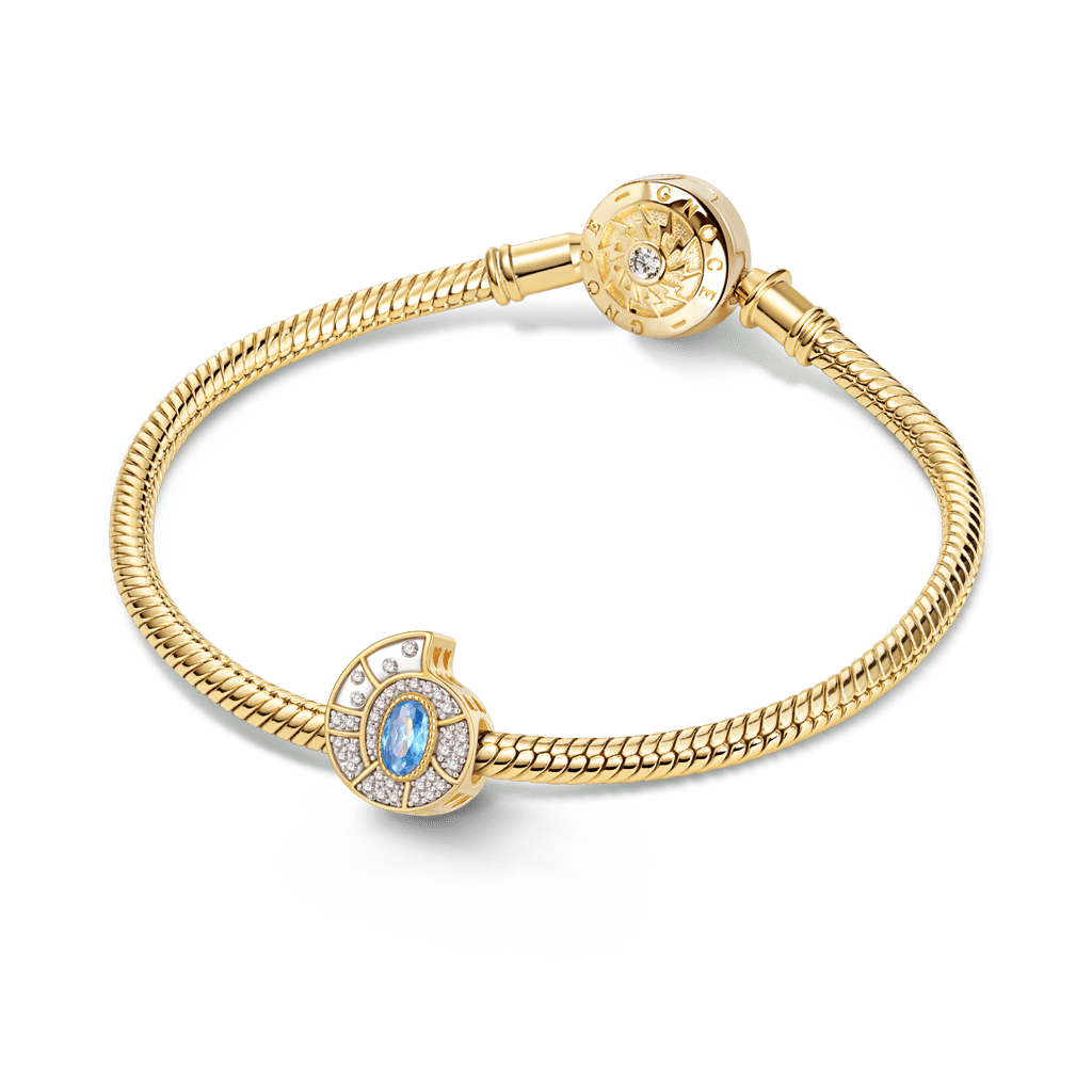 Gnoce  Conch Charm Platinum-plated Silver Blend