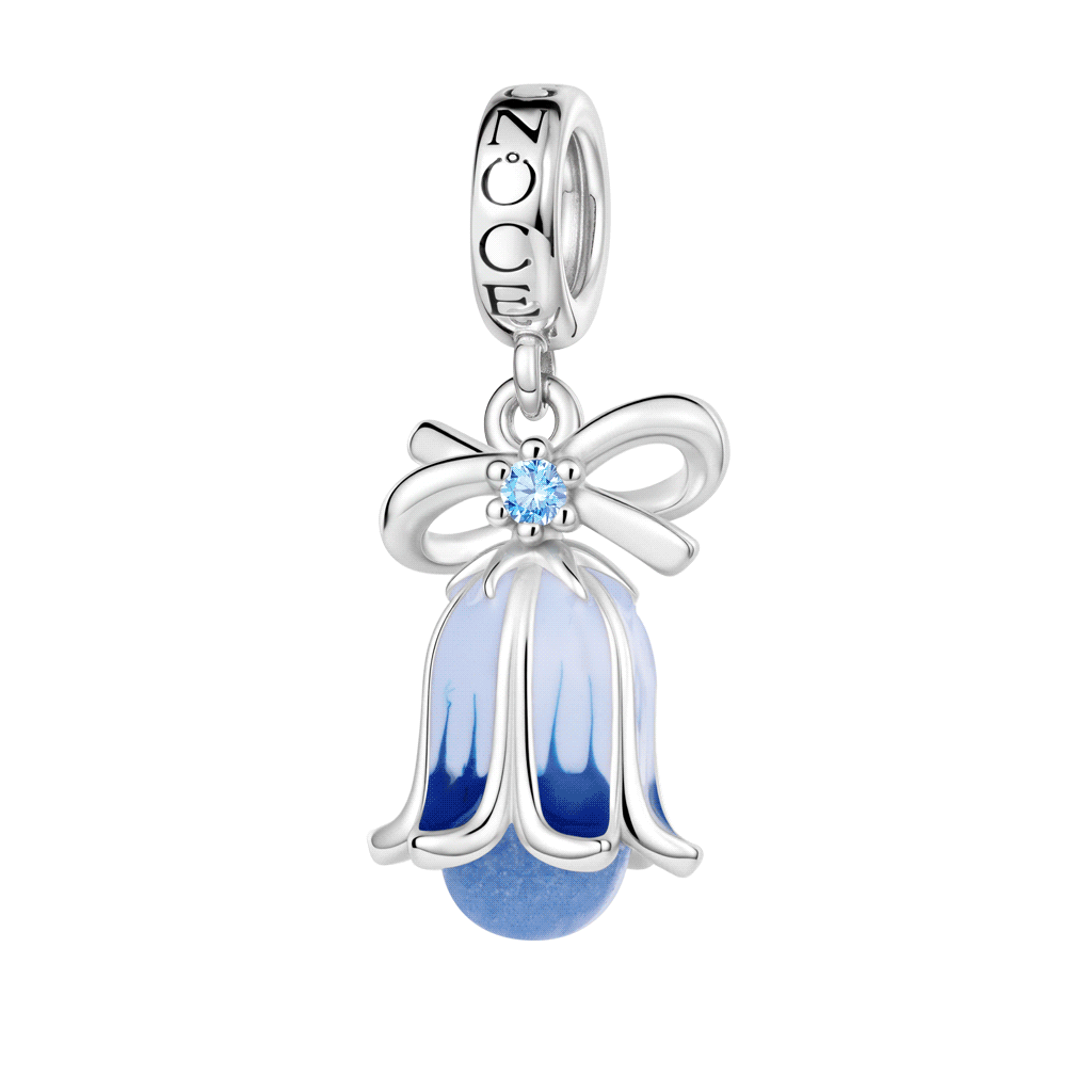 Gnoce  Bluebell Charm Platinum-plated Silver Blend