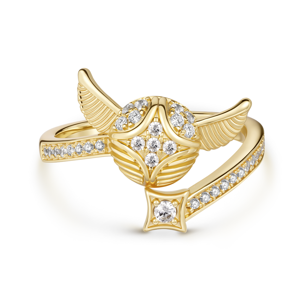 Gnoce  Harry Potter Golden Snitch Ring
