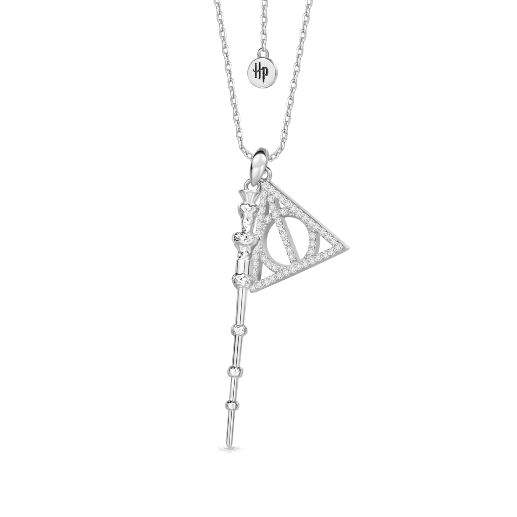 Gnoce  Harry Potter Elder Staff Deathly Hallows Necklace