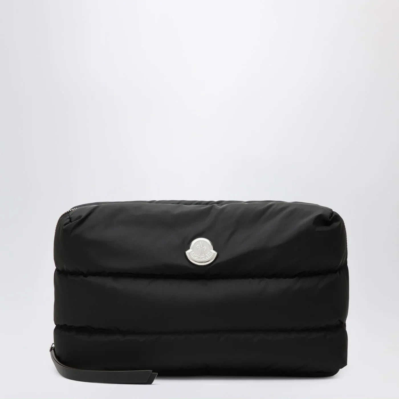 Moncler - Caradoc beauty case in quilted black nylon
