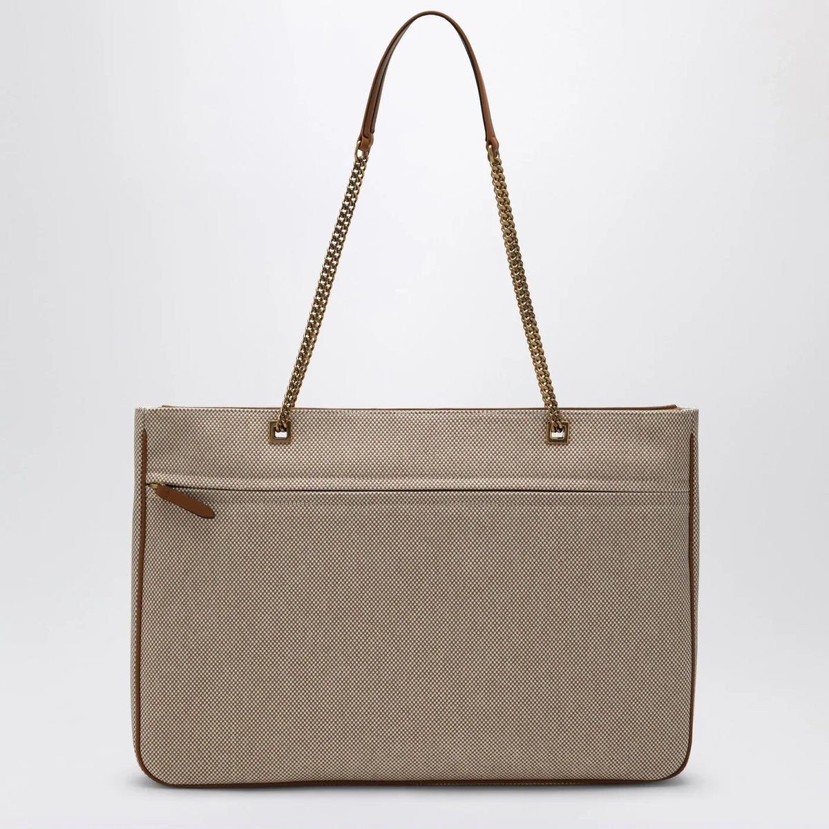 Valentino Garavani - Large Viva Superstar Bag in Natural/Spice Canvas