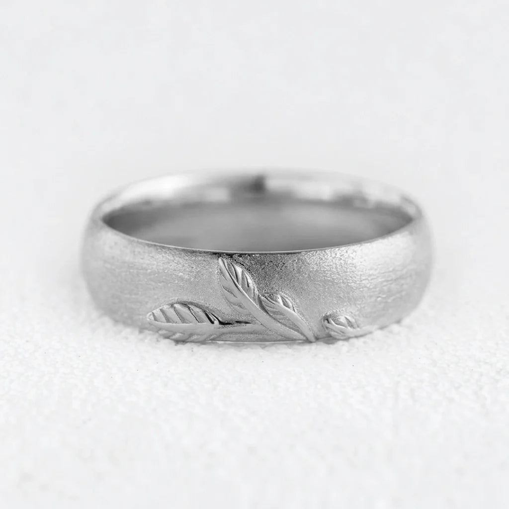 Marcus’s Vein | Artisan Men’s Wedding Band