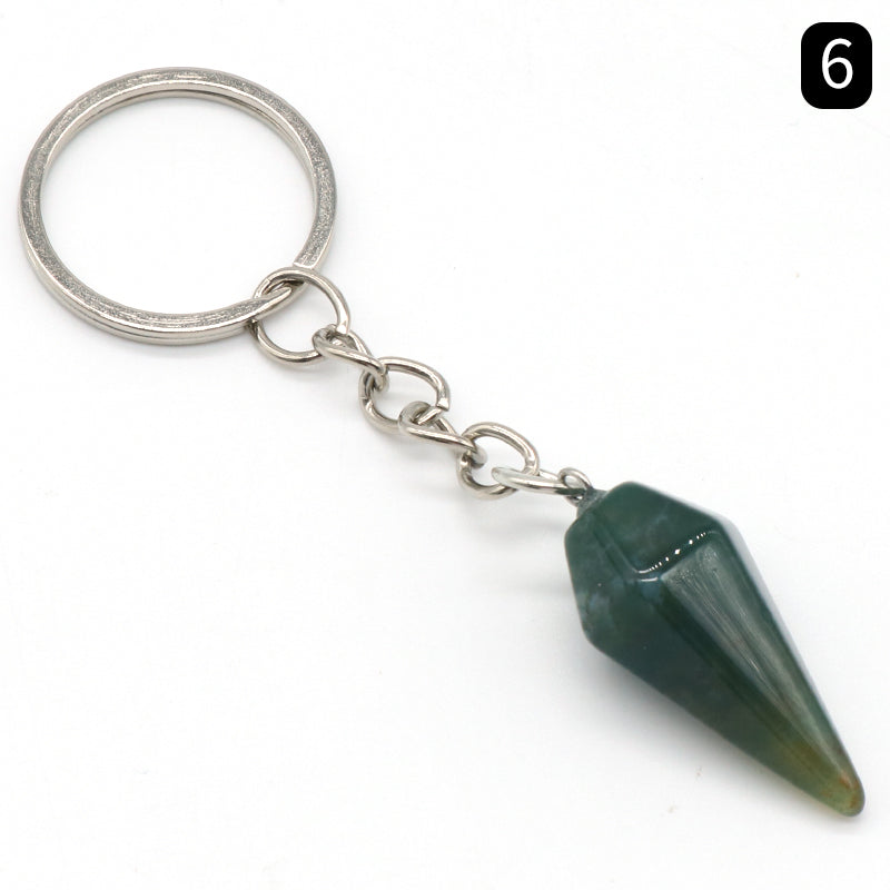 Gemstone Crystal Keychain Set - Natural Healing Stone - Crystal Gift Accessories - New!
