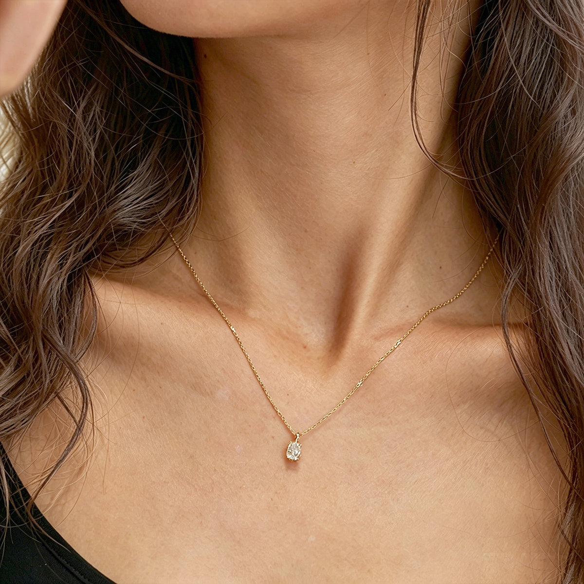 1.0 Carat Lab-grown Diamonds Pendant Necklace