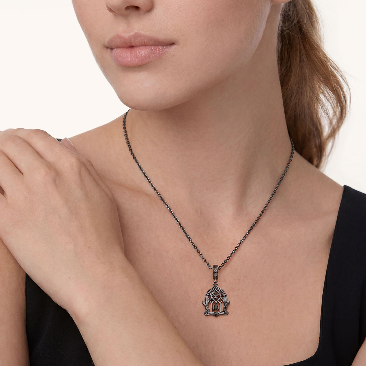 Gnoce  Dark Style Birdcage Charm