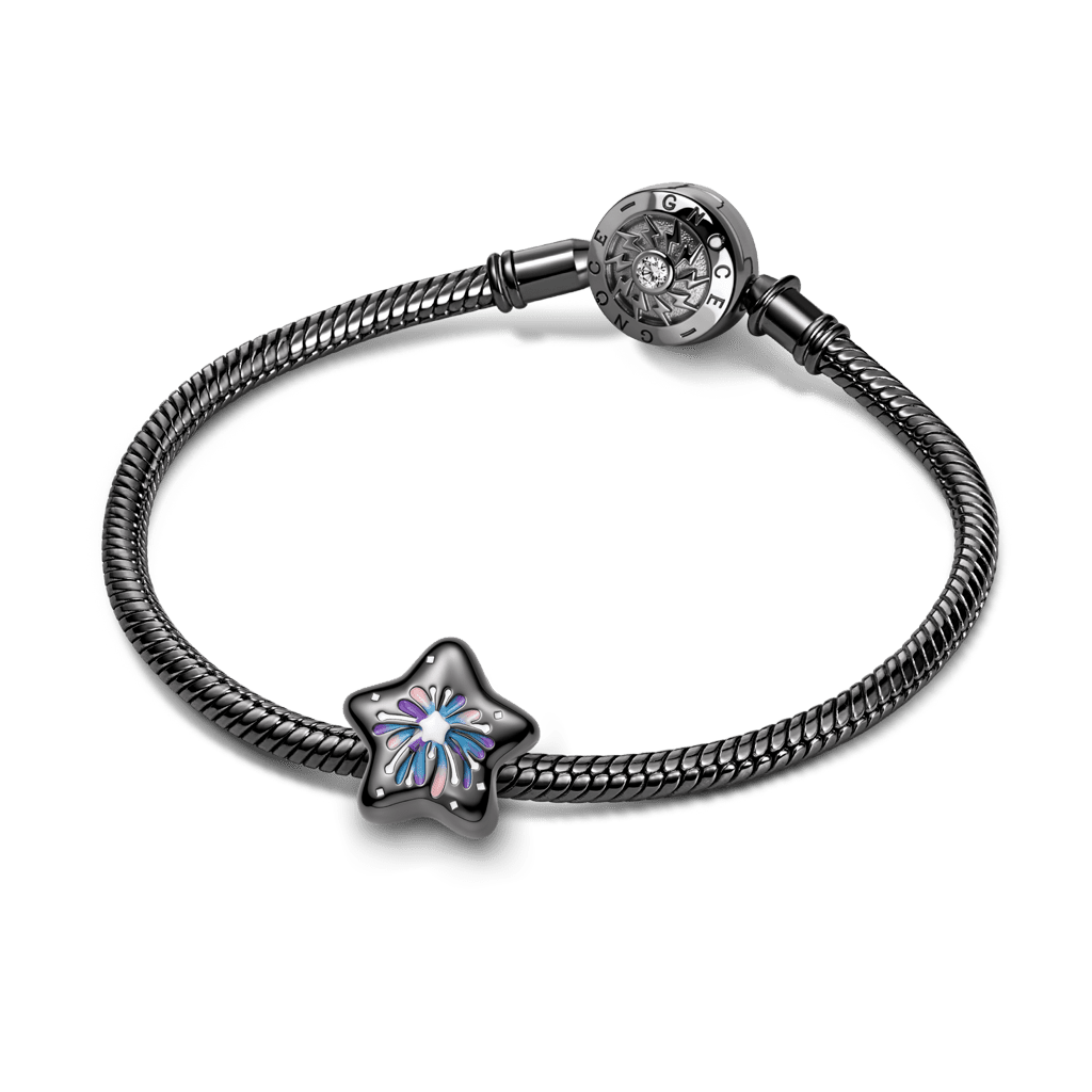 Gnoce Fireworks Star Charm