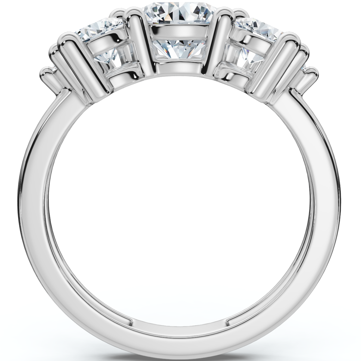 1.60Ct Butterfly Diamond Ring 10k Gold Lab Grown