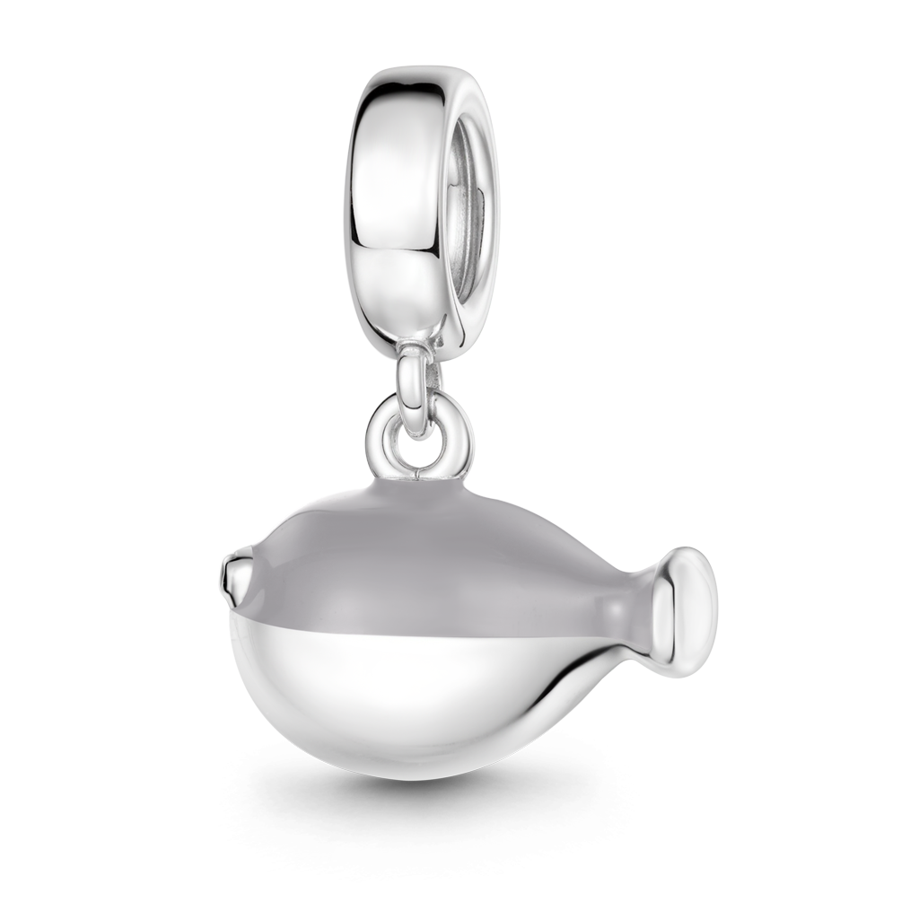 Gnoce  Sacabambaspis Charm Platinum-plated Silver Blend