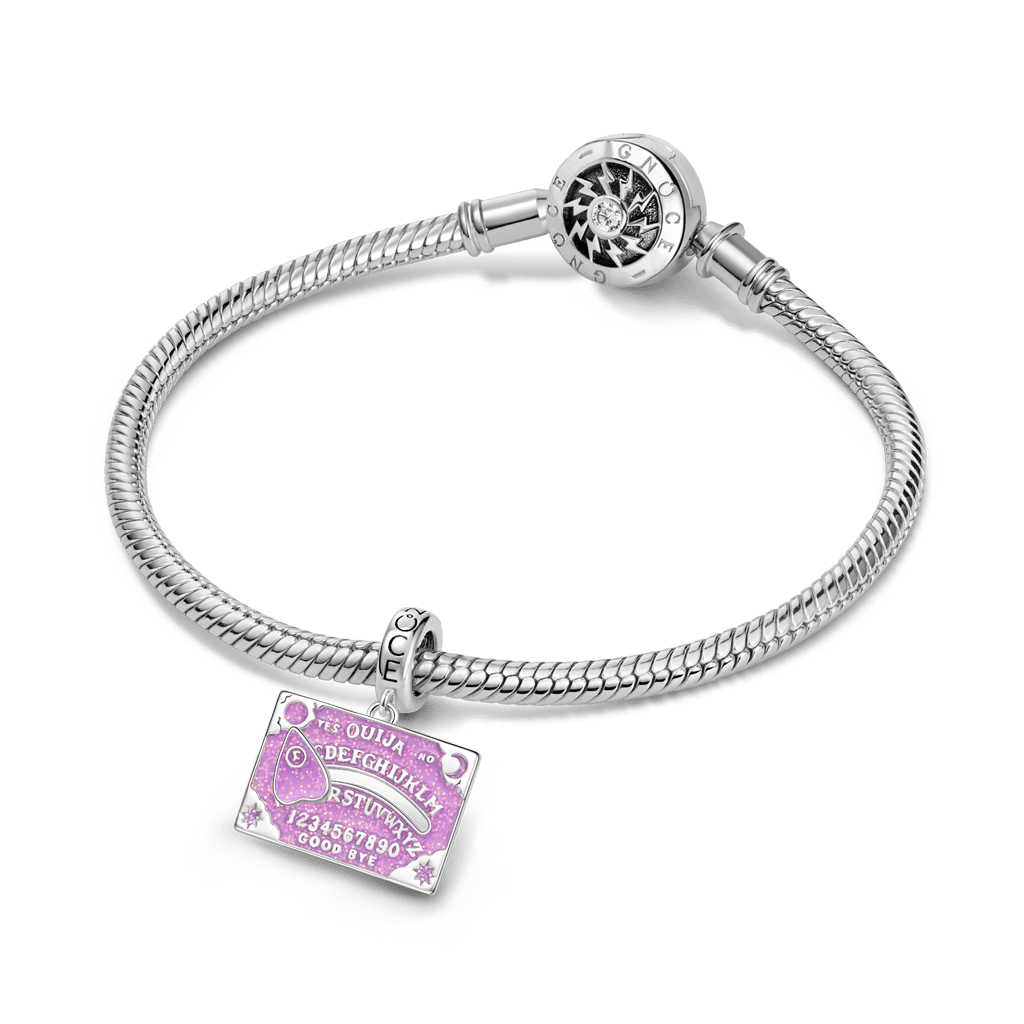 Gnoce  Divination Board Charm Platinum-plated Silver Blend