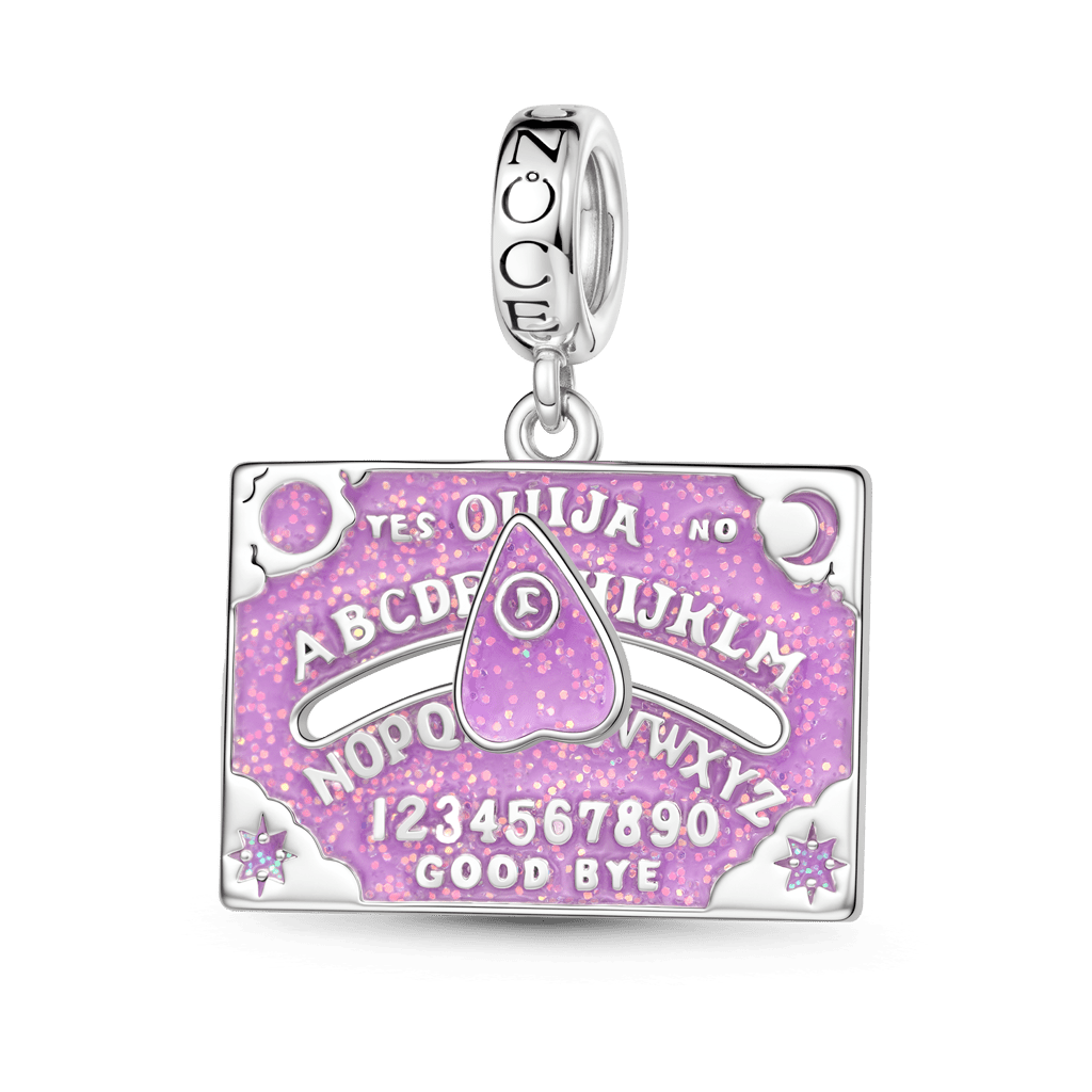 Gnoce  Divination Board Charm Platinum-plated Silver Blend