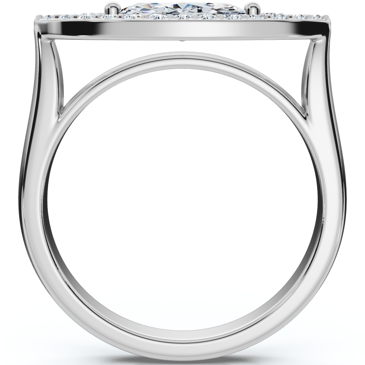 1Ct Marquise Katseye Diamond East to West Ring Gold Lab Grown