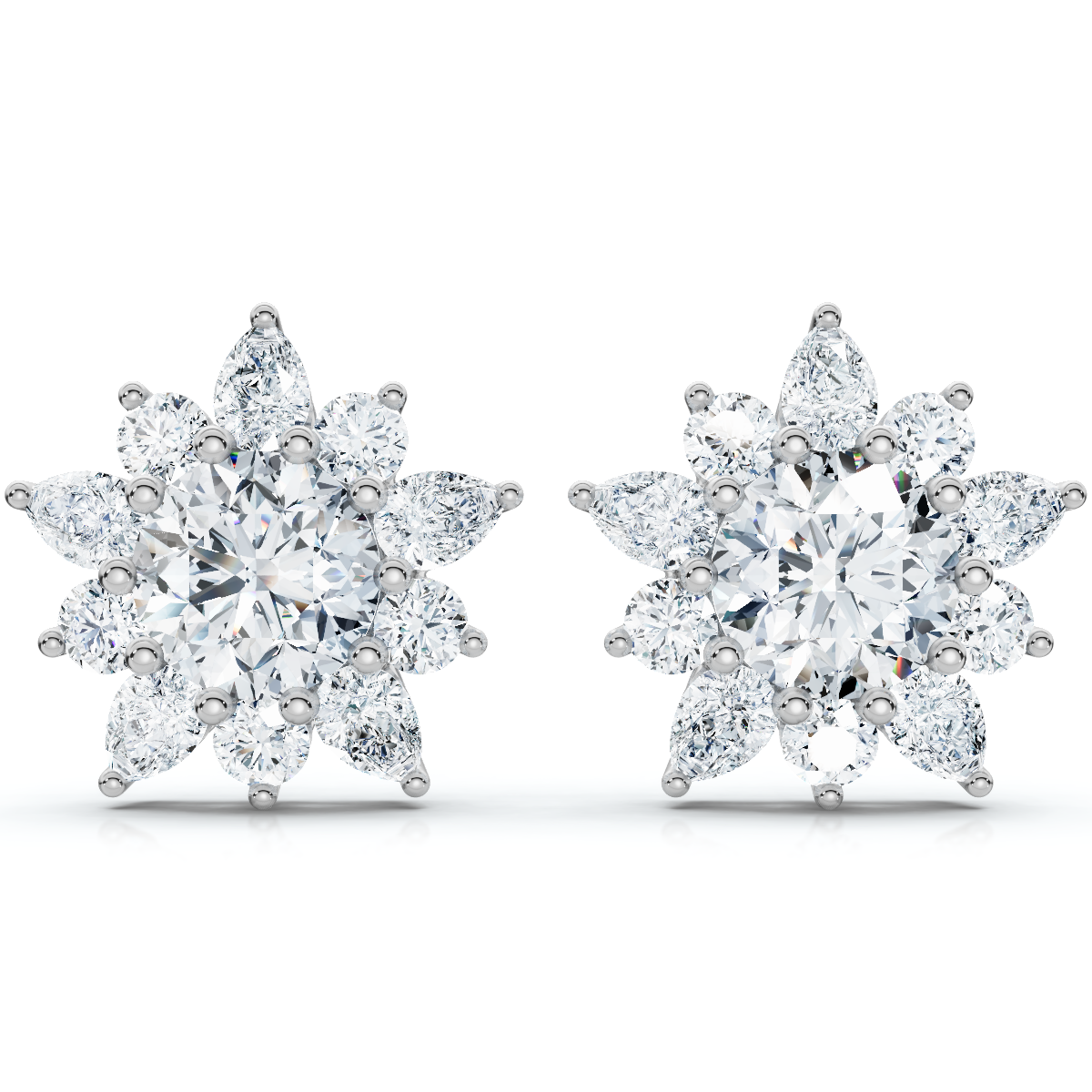 Certified 6 1/2 Cttw Amanda Lab-Grown Diamond Earrings in 10K Gold