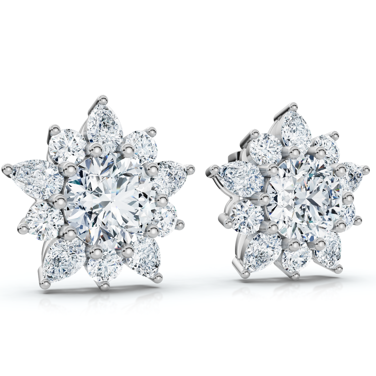 Certified 6 1/2 Cttw Amanda Lab-Grown Diamond Earrings in 10K Gold
