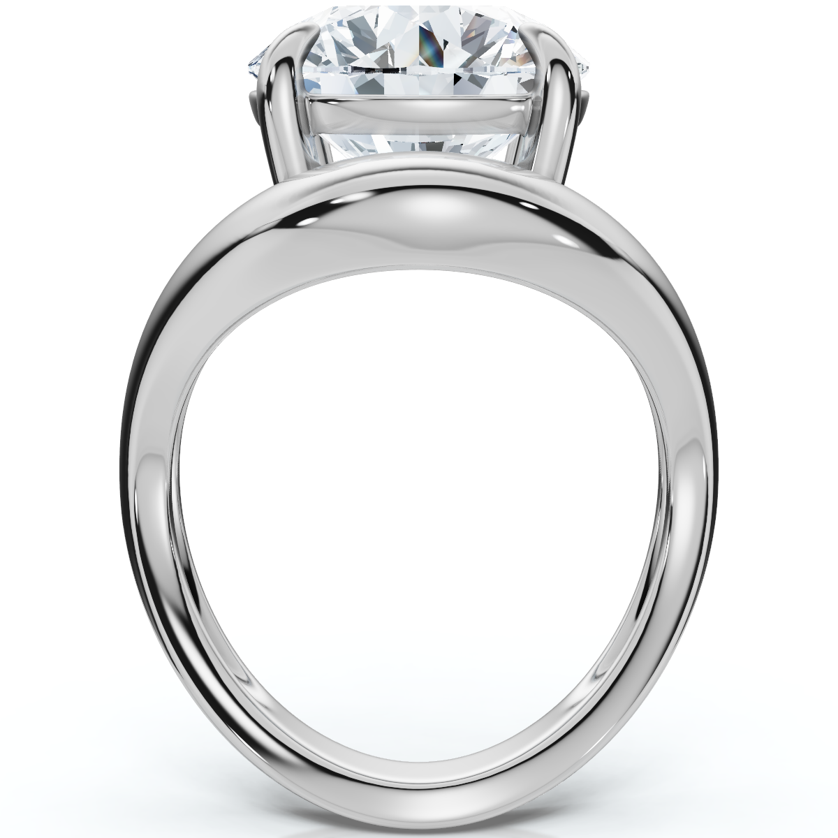 Certified 5Ct Diamond Ferra Engagement Anniversary Ring 14k Gold Lab Grown