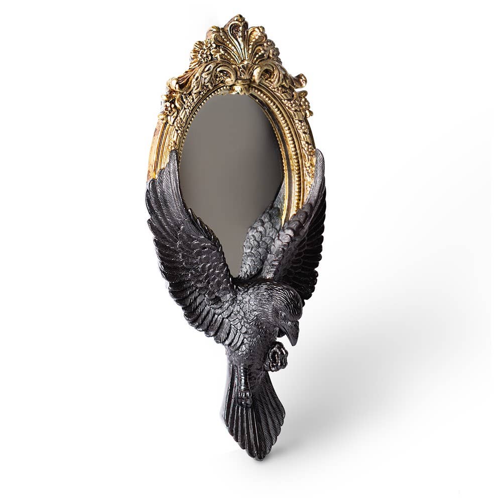 Raven's Gaze Hand Mirror