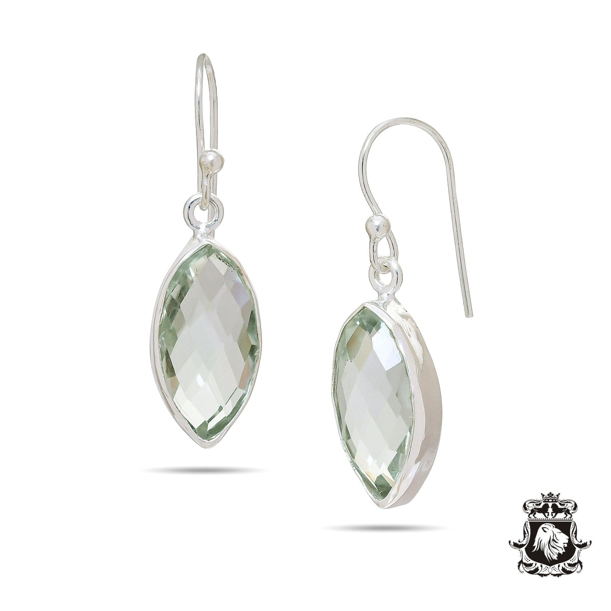 Prasiolite Dangle & Drop Earrings 925 Solid (Nickel Free) Sterling Silver Earrings WHOLESALE price / Made in Canada Minimalist Earrings ER21