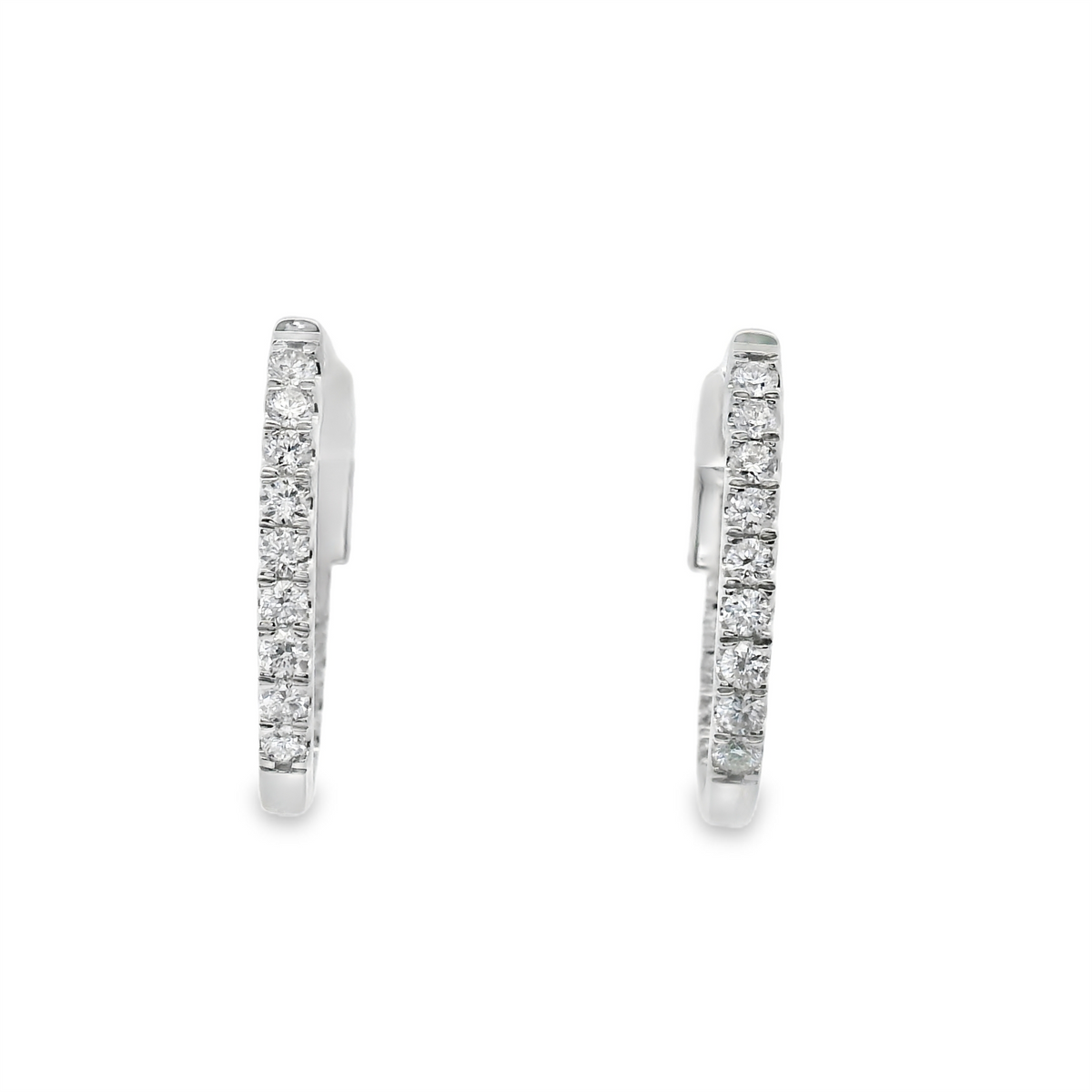 Inside-Out Diamond Hoop Earrings
