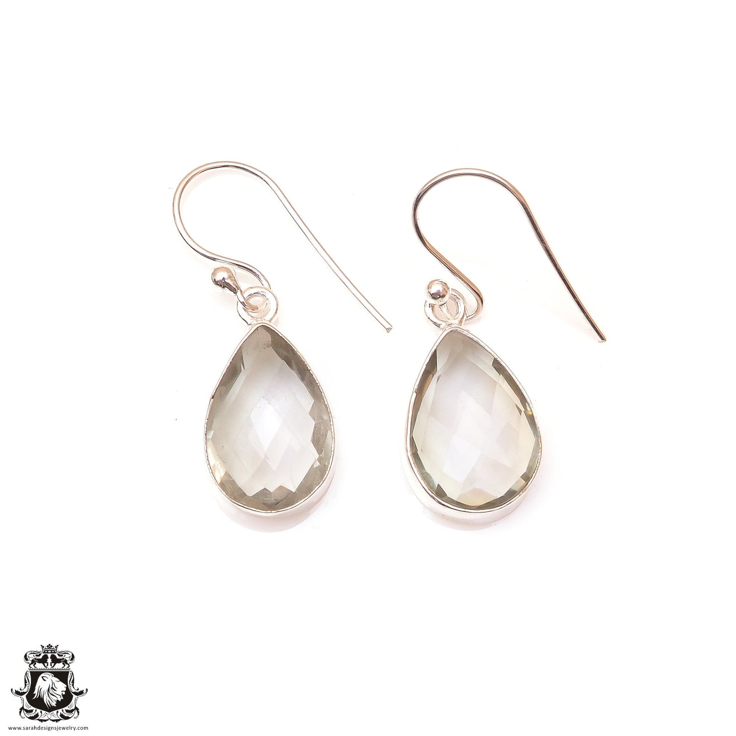 Prasiolite Dangle & Drop Earrings 925 Solid (Nickel Free) Sterling Silver Earrings WHOLESALE price / Made in Canada Minimalist Earrings ER18