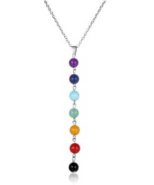 7 Chakra Healing Crystal Necklace