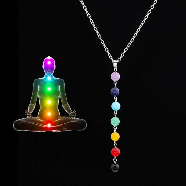 7 Chakra Healing Crystal Necklace