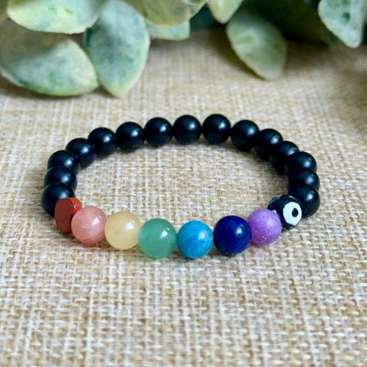 7 Chakra Rainbow Bracelet (Kids)