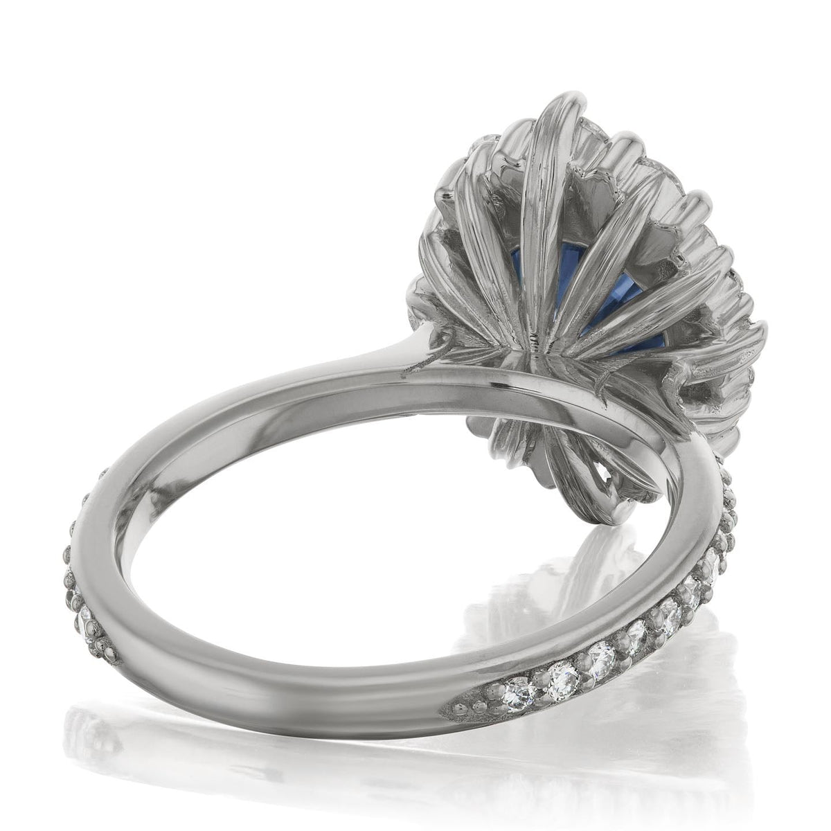 ・EMERSON・Blue Sapphire Center, Diamond Halo (2.68ctw+)
