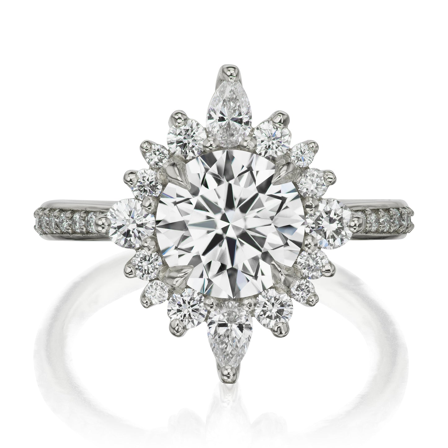 ・ZAHRA・Lab-Grown Diamond Center, Diamond Halo (2.ctw+)