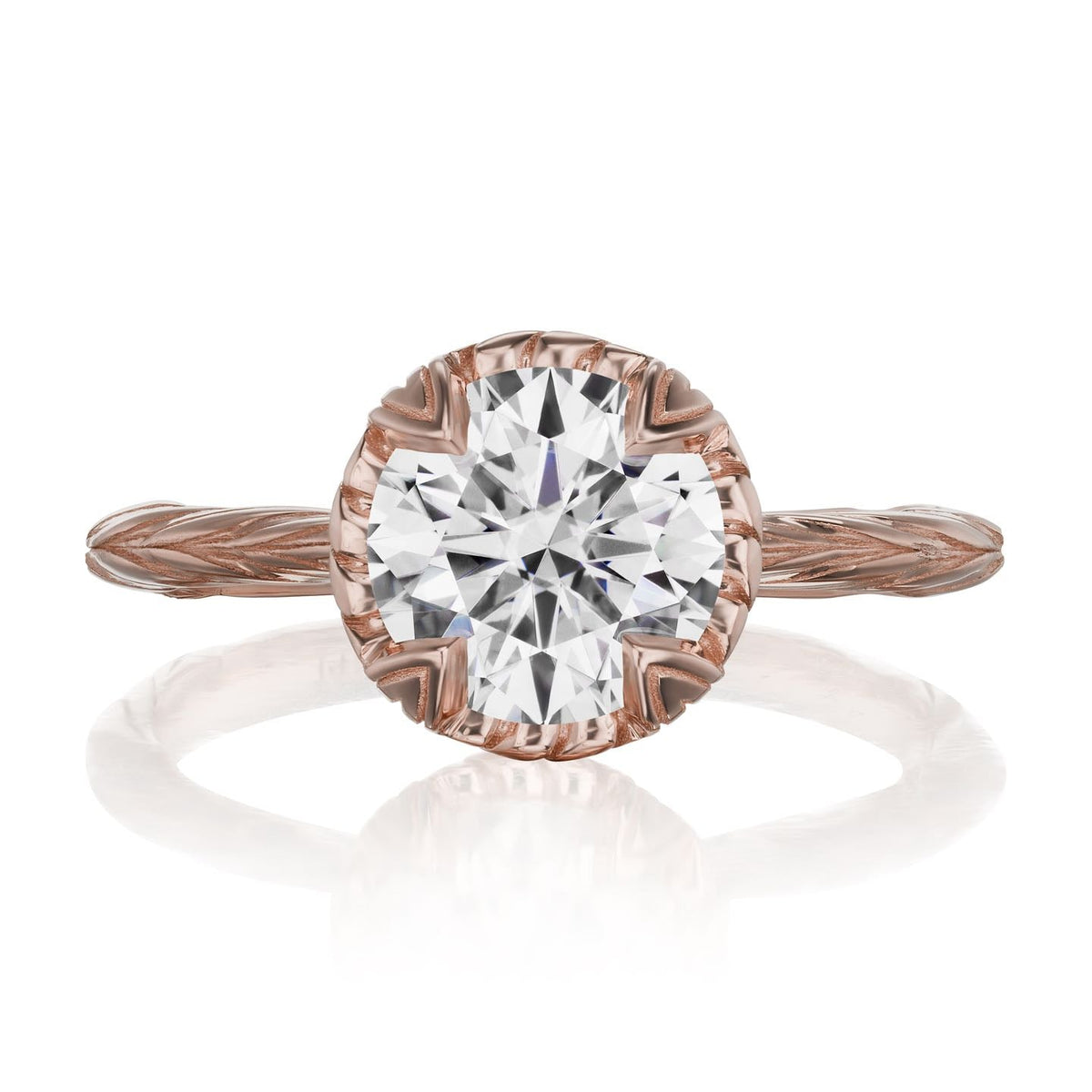 ・SIENNA・Lab-Grown DIamond, Willow Leaf Band (1.5ct)
