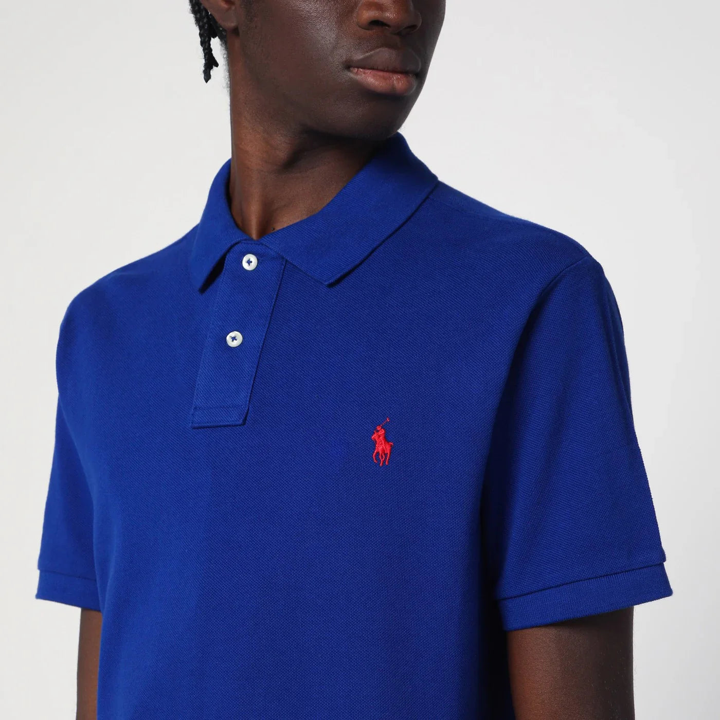 Polo Ralph Lauren - Electric blue Custom Slim-Fit polo