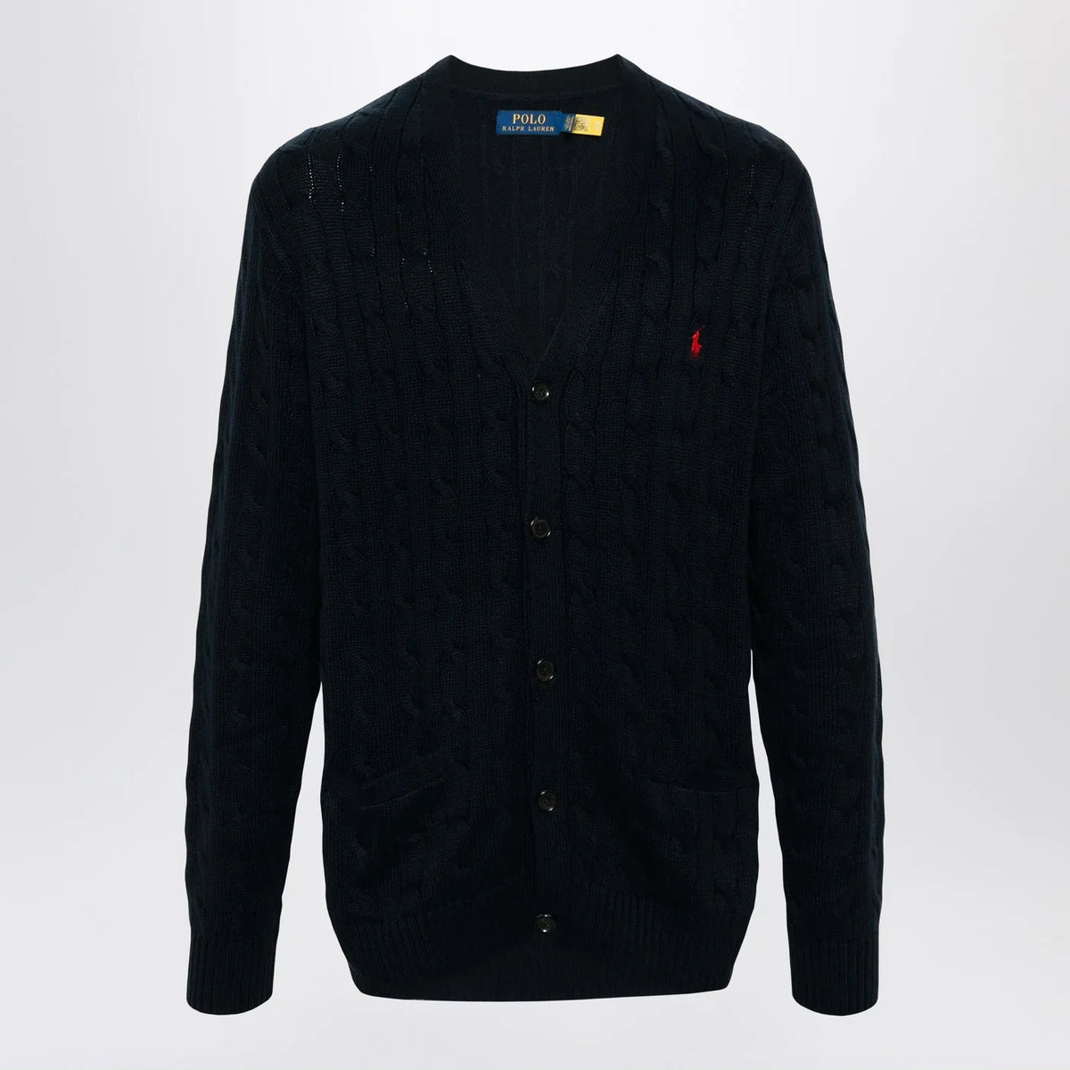Polo Ralph Lauren - Navy blue cable-knit cotton cardigan