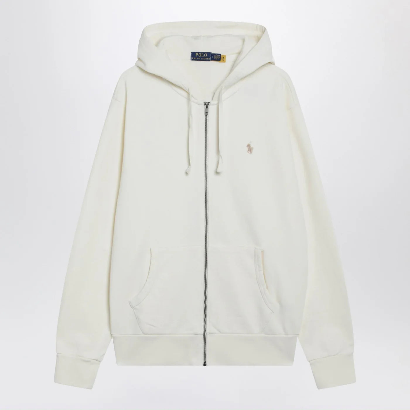 Polo Ralph Lauren - Ivory cotton zip-up sweatshirt
